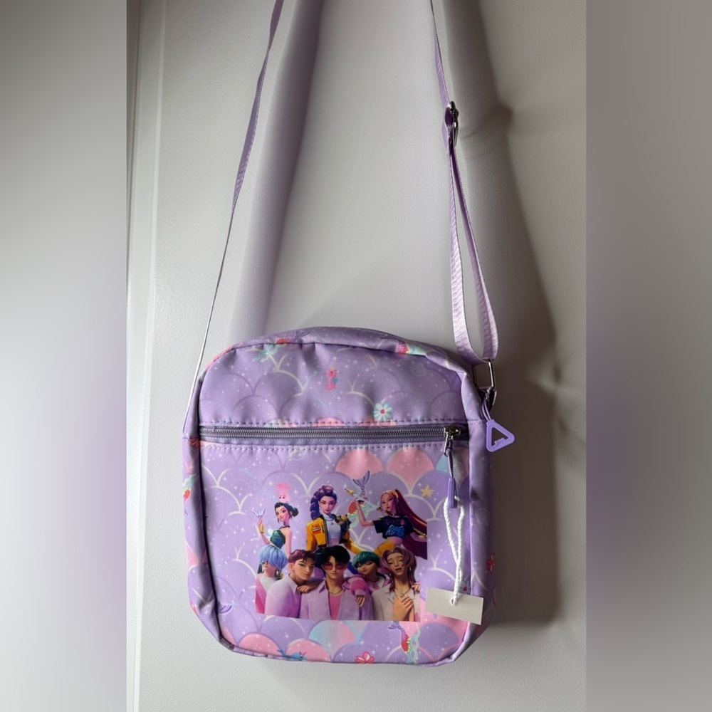 K-pop demon hunters huntrix saja boys adjustable crossbody bags